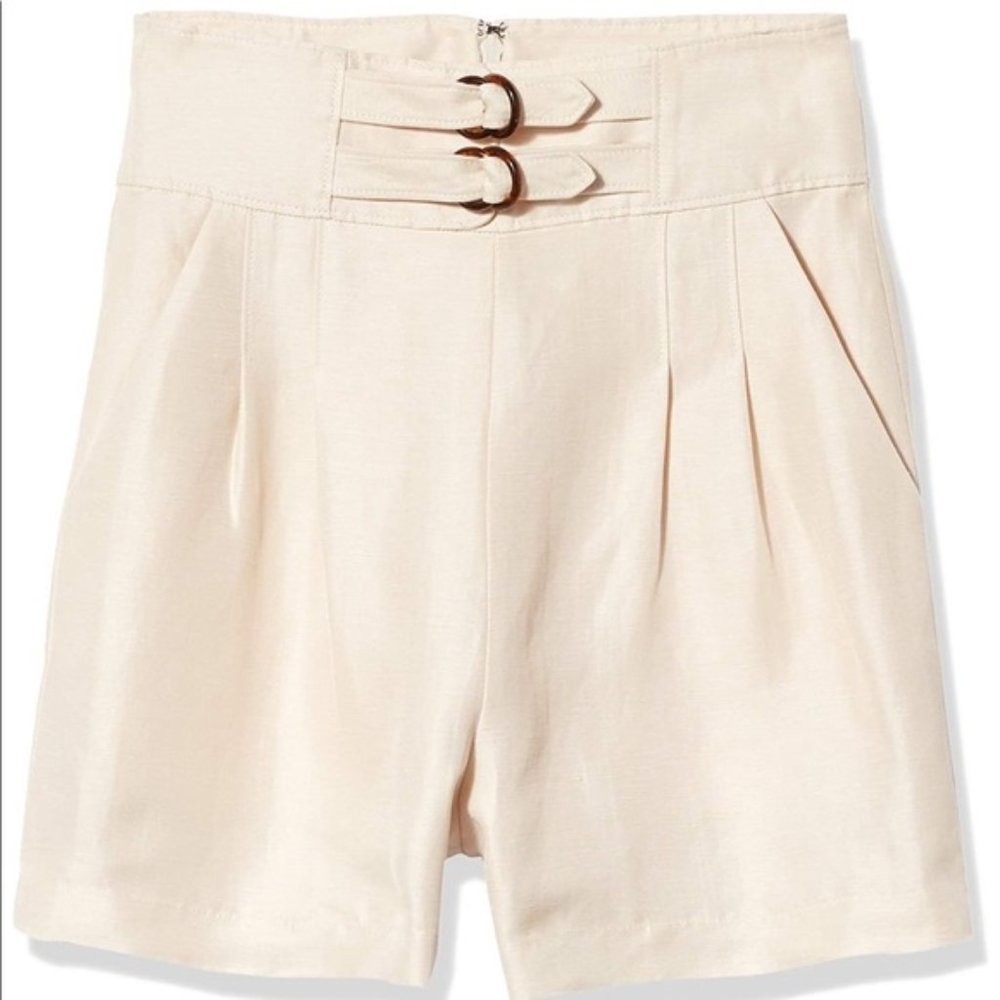 JOIE  BRENTEN PLEATED HIGH RISE SHORTS